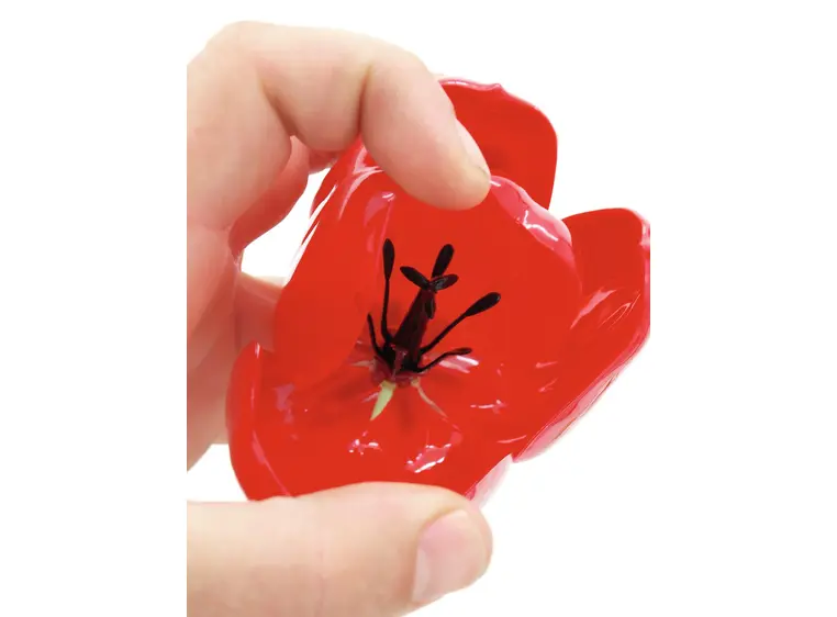 Europalms Crystal tulip, red 61cm 12x 