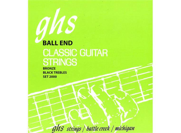 GHS 2000 Ball end regular Classics (028-043) High Tension Black
