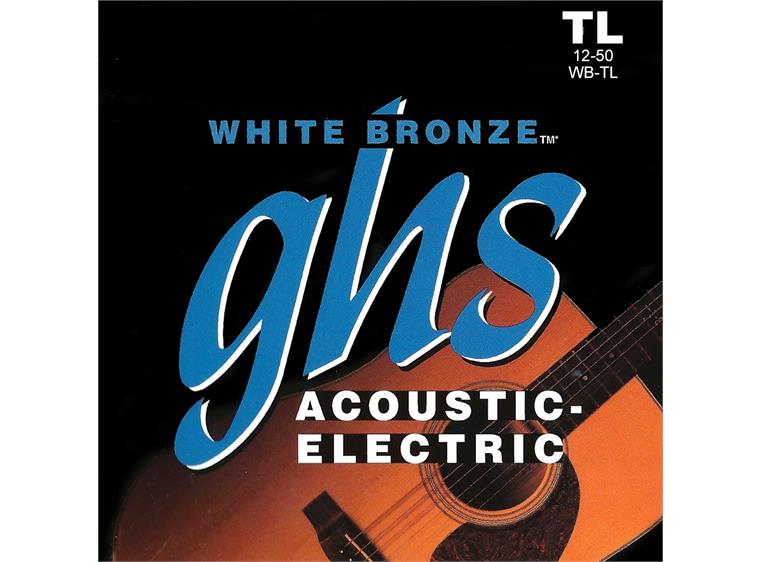 GHS WB-TL Akk.gitar White Bronze (012-050)
