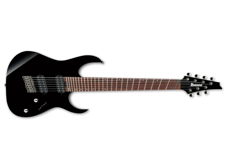 Ibanez RGMS7-BK Elgitar RG Multi Scale 7-strenget 
