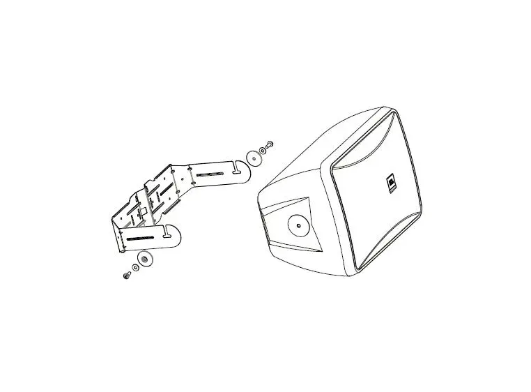 Jbl U-brakett til JBL C28-1, hvit 