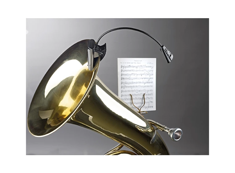 K&M 12241 Music stand light LED black, FlexLight  Inc. 3x(AAA) 