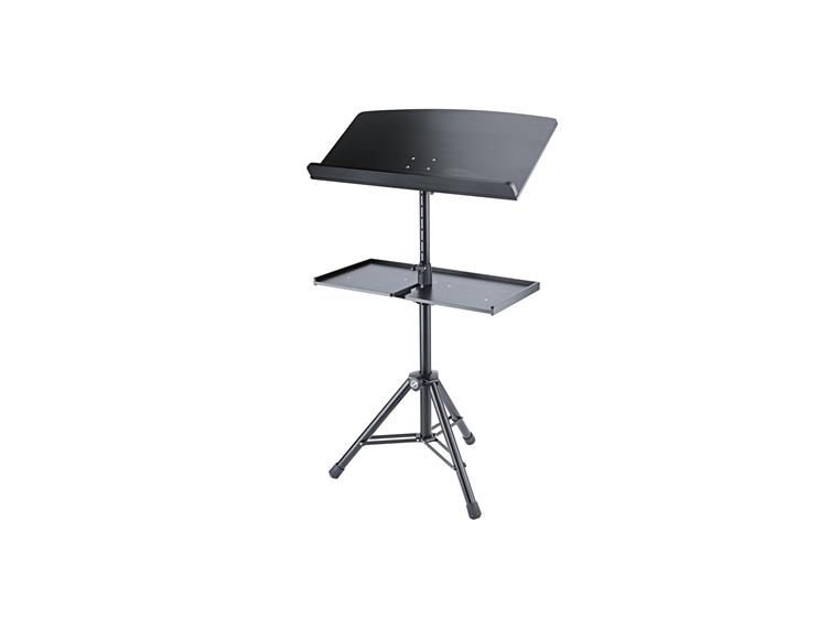 K&M 12331 Orchestra conductor stand base black, Folding, height ranges 850/1370mm