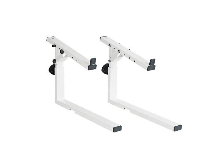 K&M 18811 Stacker, pure white use a second keyboard or laptop w/18810 