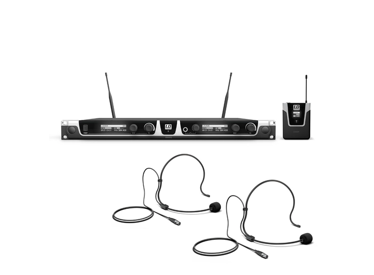 LD Systems U505 BPH 2 Wireless System with 2 x Bodypack and 2 x Headset 