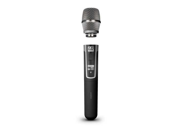 LD Systems U505 HHC 2 Wireless Mics 2 x Condenser Handheld Microphones 