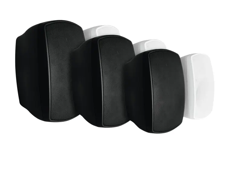 OMNITRONIC OD-4 Wall Speaker 8Ohms black 2x 