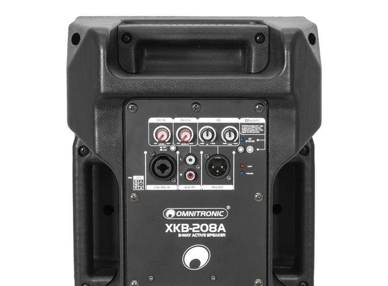 OMNITRONIC XKB-208A 2-Way Speaker Active, Bluetooth 