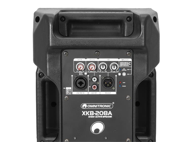 OMNITRONIC XKB-208A 2-Way Speaker Active, Bluetooth