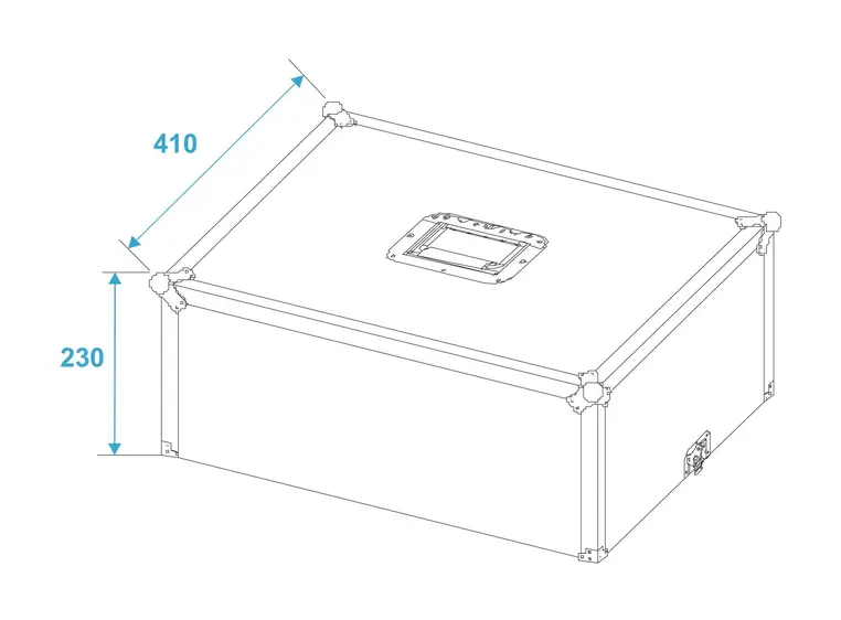 ROADINGER Flightcase 1x NSF-350 