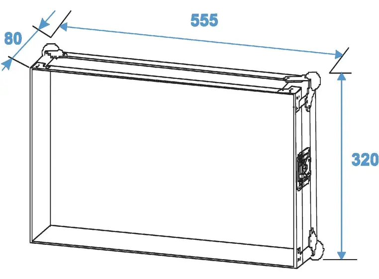 ROADINGER Rack Profi 6U 45cm 