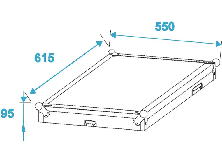 ROADINGER Special combo case Pro, 10U wheels 