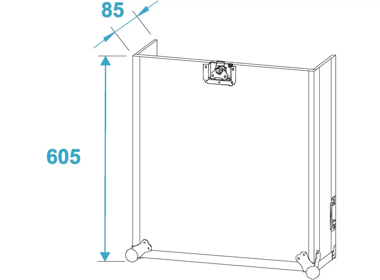ROADINGER Special combo case Pro, 10U wheels 
