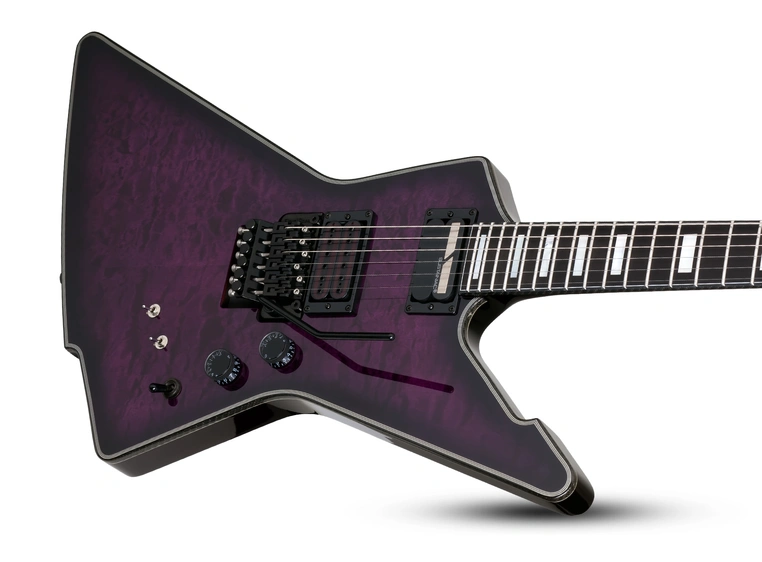 Schecter E-1 FR-S Trans Purple Burst 