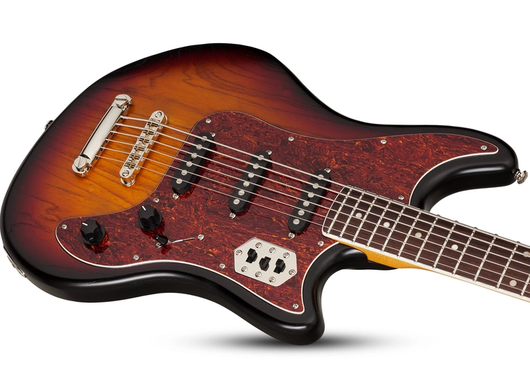 Schecter Hellcat-VI 3-Tone Sunburst Pearl 293 