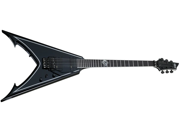 Schecter RavenDark V Floyd Rose Abbath Signature Gloss Black w/silverpin 