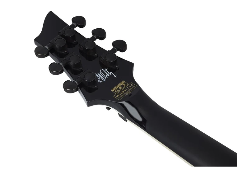 Schecter RavenDark V Floyd Rose Abbath Signature Gloss Black w/silverpin 