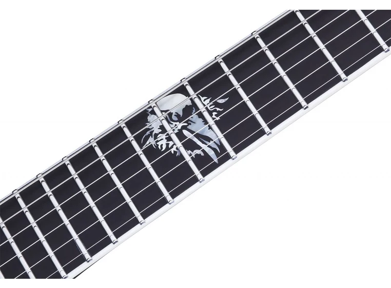 Schecter RavenDark V Floyd Rose Abbath Signature Gloss Black w/silverpin 