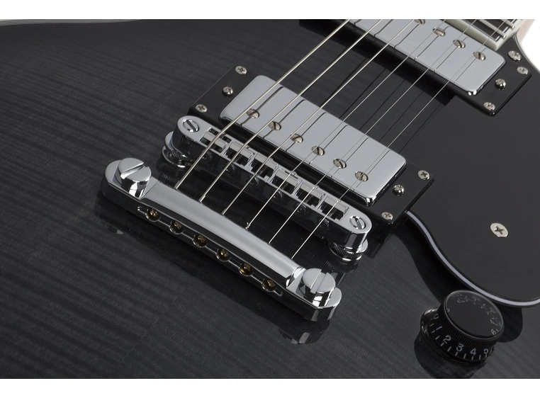 Schecter Solo-II Custom Trans Black Burst (TBB) 