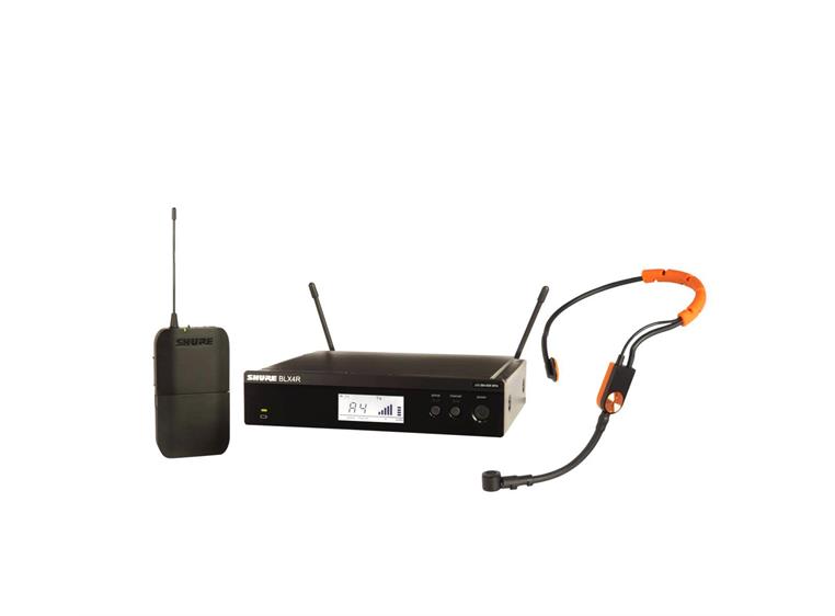 Shure BLX14R Bodypack System Rack Mount med SM31FH Headset, S8(823-832 MHz)