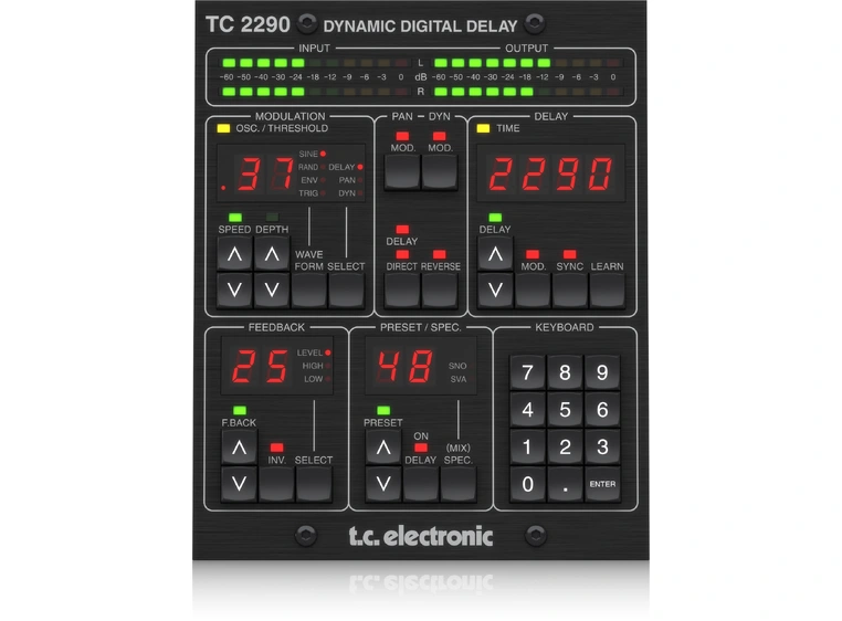 TC Electronic 2290-DT Dynamic Delay Desktop Control 