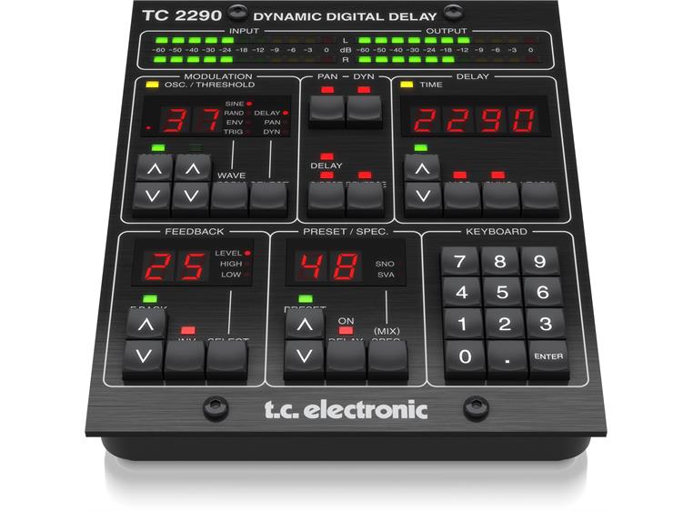 TC Electronic 2290-DT Dynamic Delay Desktop Control