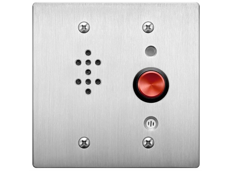 TOA RS-480 Bi apparat, IP vandalsikker rød knapp, høytt 1/2 dupl, 1xCO