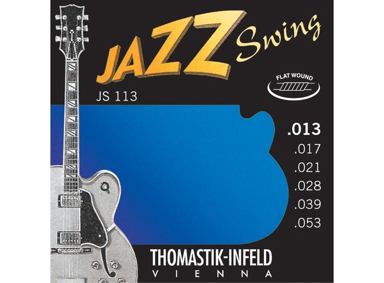 Thomastik JS113 For Electric Guitar (013-053) Jazz Swing Series Nickel flatw 