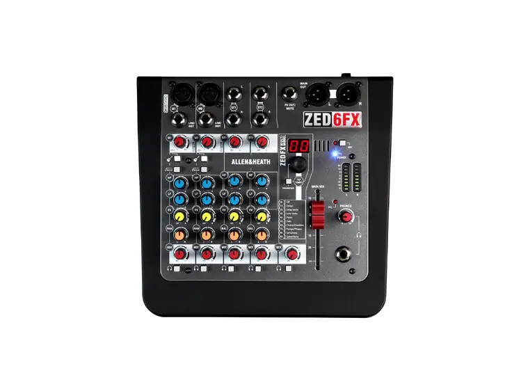 A&H ZED-6FX 6 Channel Live mixe +FX 