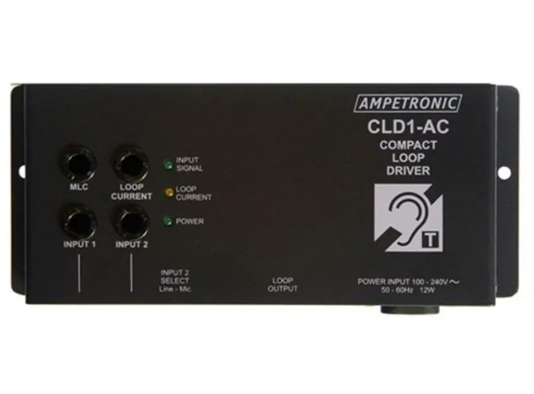 Ampetronic CLD1-AC Teleslyngeforsterker 2,4A 230V 