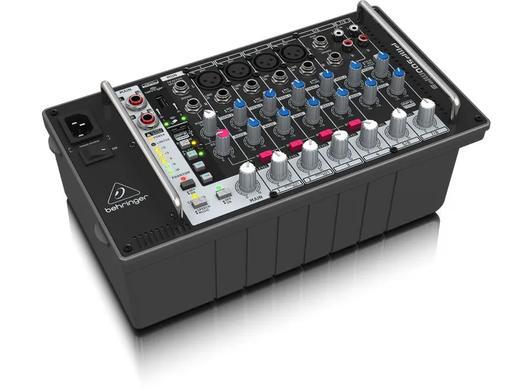 Behringer PMP500MP3 500W 8-Channel Powered Mixer 