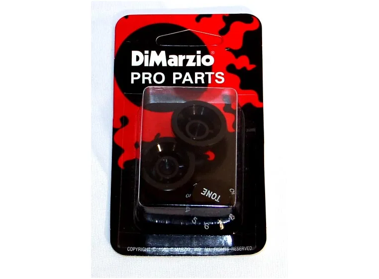 DIMARZIO DM2111BK Strat Knob Set Black 