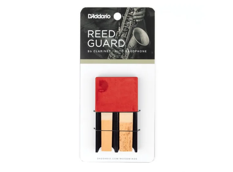 D'Addario DRGRD4ACRD Etui til Flis Rød For Bb & Eb Clarinet, Soprano & Alto Sax 