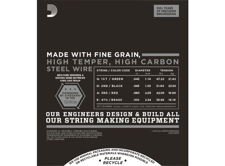D'Addario ECB81M (045-100) 