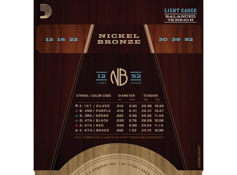 D'Addario NB1252BT (012-052) 