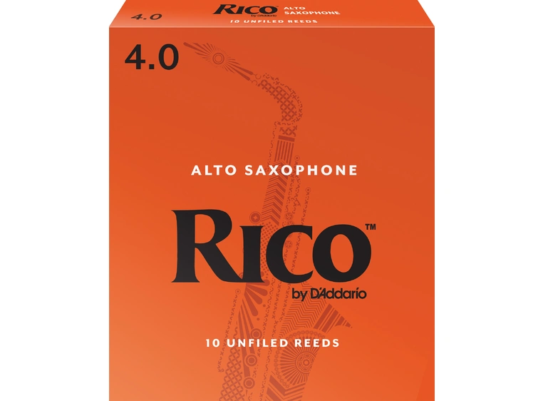 D'Addario RJA1040 Altsaksofon Flis Rico Alto Saxophone 4.0 10 Pack 