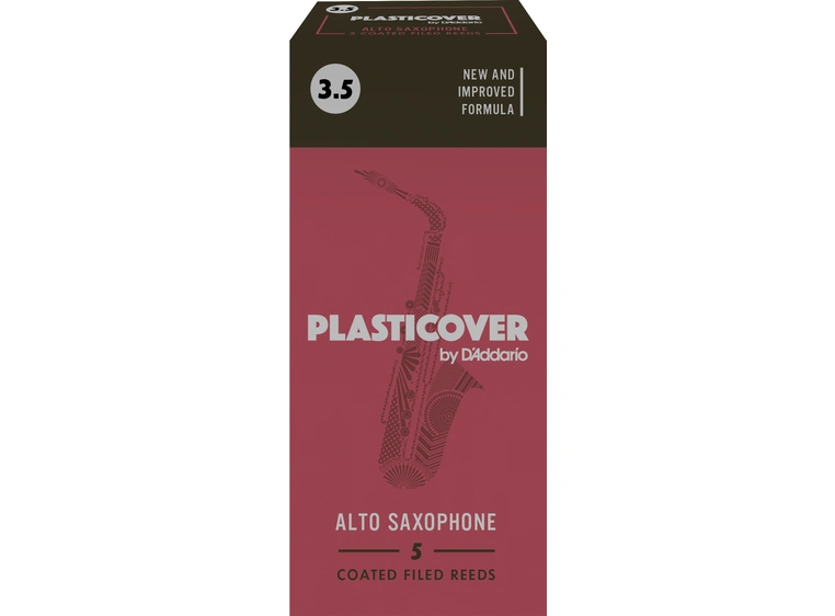 D'Addario RRP05ASX350 Altsaksofon Flis Plasticover Alto Saxophone 3.5 5 Pack 