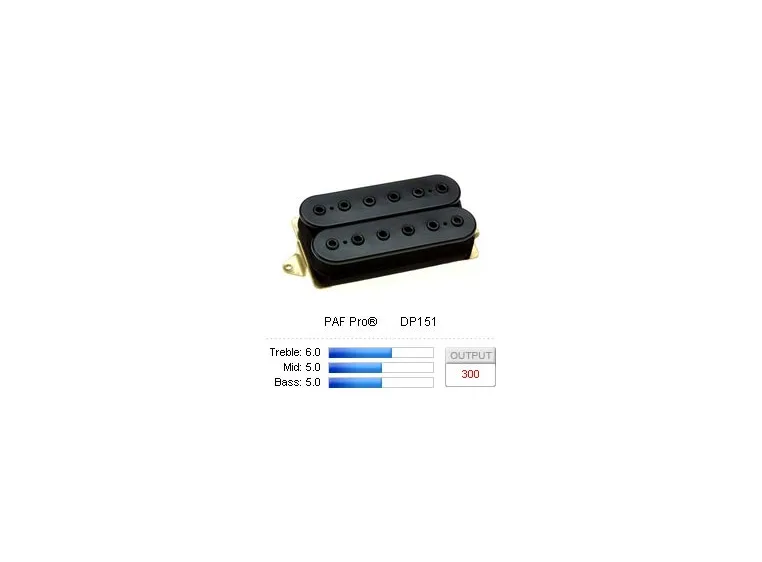DiMarzio DP151BK Pickup Humbucker PAF Pro Black 