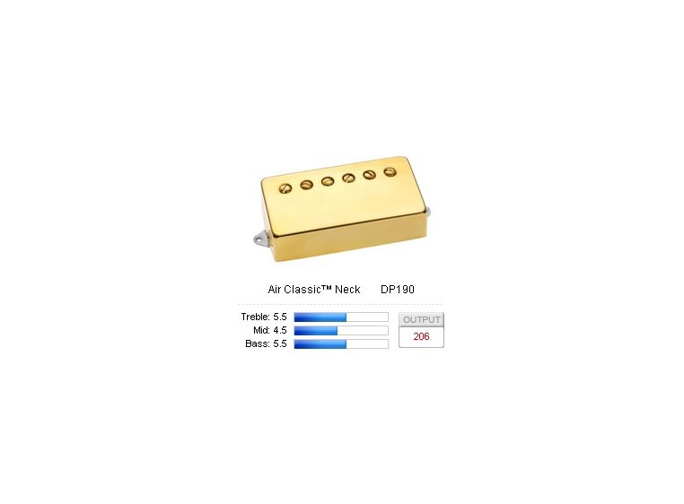 DiMarzio DP190G Pickup Humbucker Air Classic/Neck Gold 