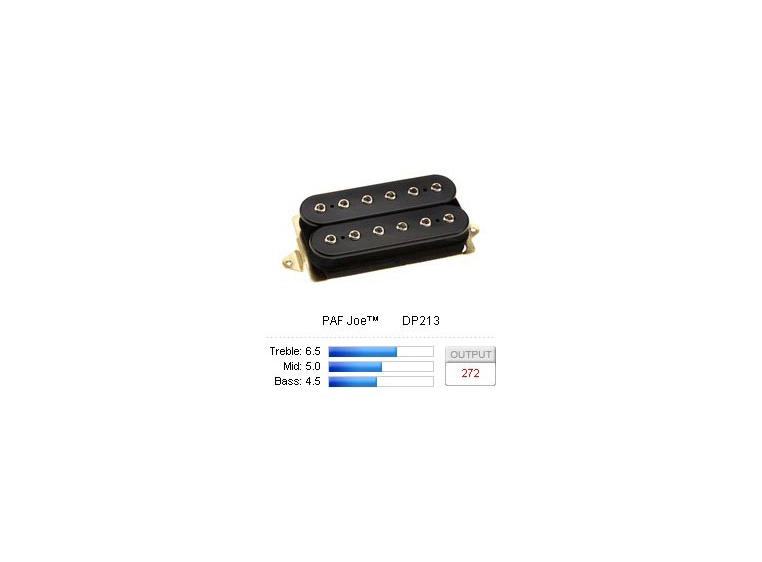 DiMarzio DP213FBK Pickup Humbucker PAF Joe F-Spaced Black 