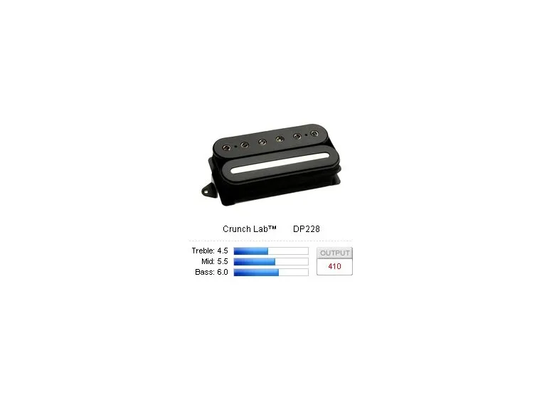 DiMarzio DP228FBK Pickup Humbucker CrunchLab/Bridge F-Spaced Black 