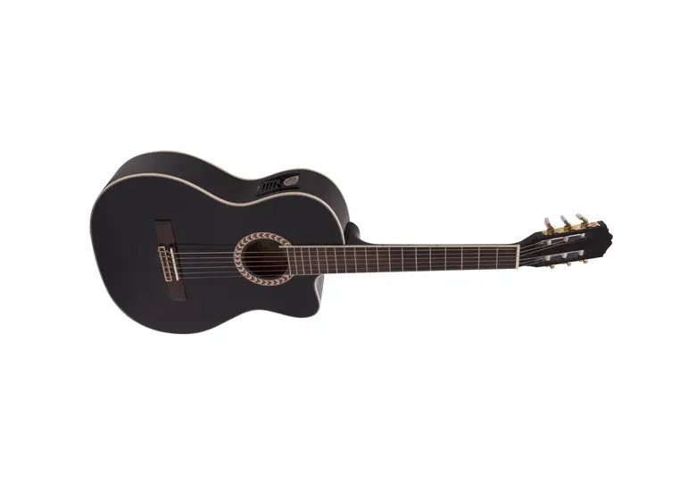 Dimavery CN-600E Klassisk gitar black 