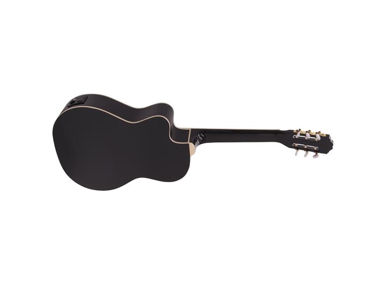 Dimavery CN-600E Klassisk gitar black