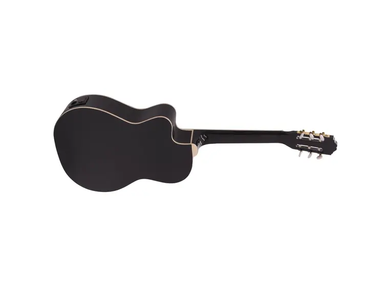 Dimavery CN-600E Klassisk gitar black 