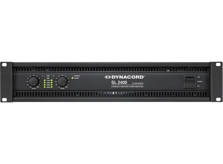 Dynacord SL-2400 Forsterker 2x1200W 4ohm 2U 