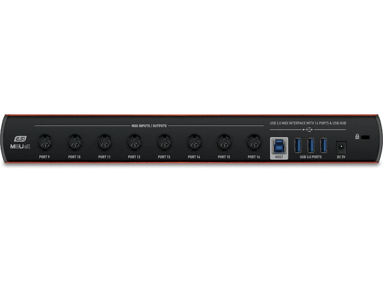 ESI M8U-EX 16 Port Midi interface with usb hub 