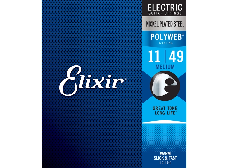 Elixir Polyweb Electric Steel Nickel (011-049) 12100 