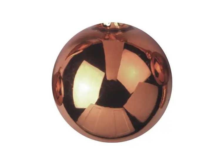Europalms Deco Ball 3,5cm, copper shiny 48x 
