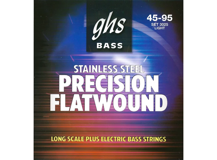 GHS 3025 Bass Precision (045-095) Flatwound Light 
