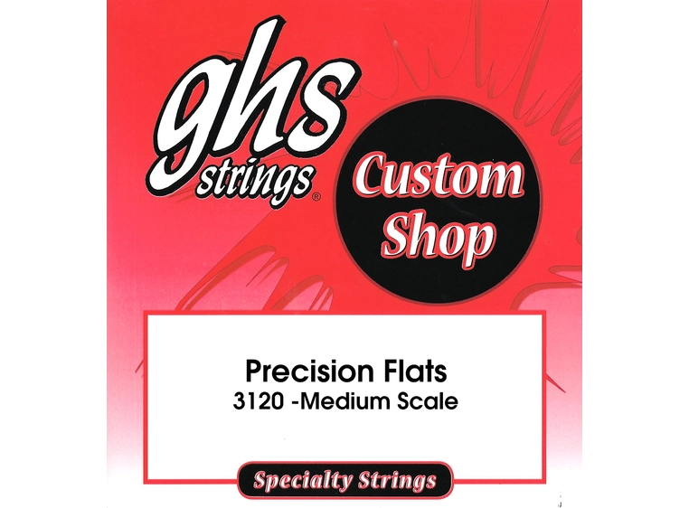 GHS 3120 Precision Flatwound (045-095) Med Scale 